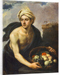 A Young Man with a Basket of Fruit (Personification of 'Summer') by Bartolome Esteban Murillo